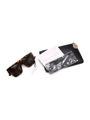 Stella McCartney Brown Tortoiseshell Oversize Sunglasses