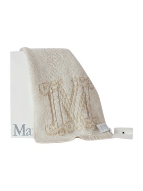 Max Mara Beige Mohair Blend Shawl