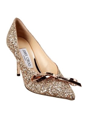 Jimmy Choo Scarlette 85 Coarse Glitter Pumps