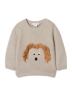 Stella McCartney Kids Dog Face Jumper