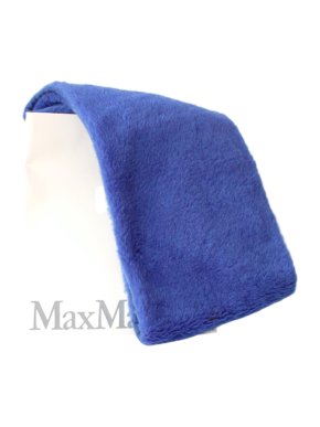 Max Mara Blue Camel Teddy Shawl