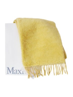 Max Mara Camel Yellow Teddy Shawl