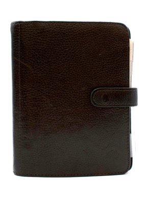 Mulberry Dark Brown Grained Leather Organiser