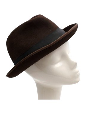 J. Lindeberg Brown Logan Felt Hat
