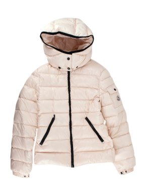 Moncler Baby Pink Quilted Puffer Jacket