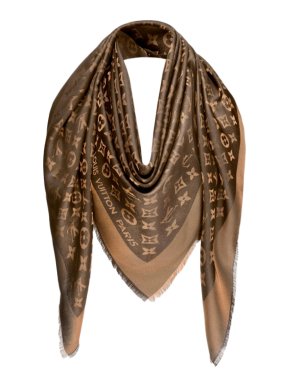 Louis Vuitton Brown Monogram Shine Shawl