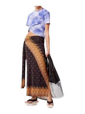 Paco Rabanne x Peter Saville Purple Tie Dye T-Shirt