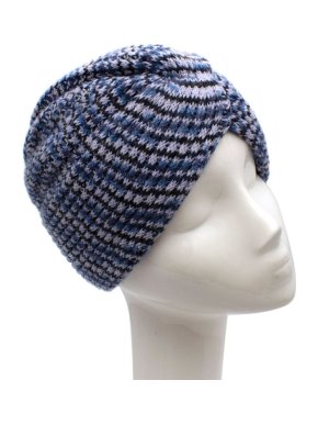 Missoni Blue/Purple Wool Knit Turban