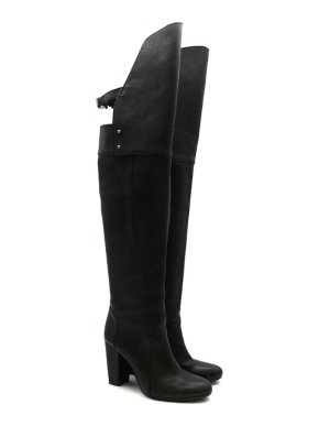 3.1 Phillip Lim Black Leather Heeled Boots