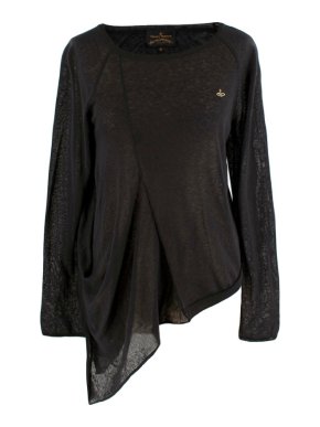 Vivienne Westwood Black Asymmetric Sweater