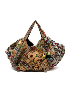 Simone Camille Multi-coloured Embellished Shoulder Bag