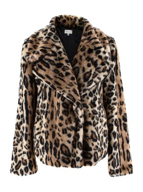 Milly Cole Faux Fur Cheetah Jacket