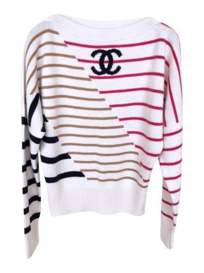 New Chanel 2020 Cruise CC logo jumper