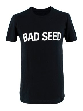 Nick Cave Bad Seed Printed Black T-Shirt