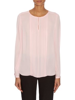 Diane Von Furstenberg Meadow blouse in Camellia Pink