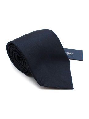 Drake's Navy Silk Cornucopia Tie