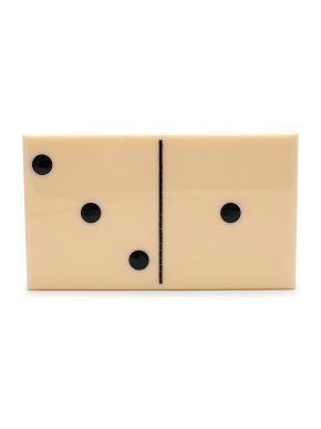 Charlotte Olympia Black & White Domino Pandora Plexi Clutch