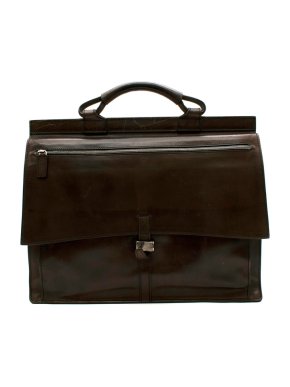 Berluti Brown Leather Men’s Briefcase