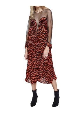 Delfi Collective Black/Red Katia Dress