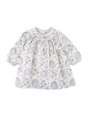 Bonpoint Cream Flower Pattern Tunic