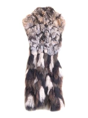 Fendi 12K$ patchwork fur vest/coat