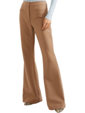 Rejina Pyo camel ashley wool-blend flared pants