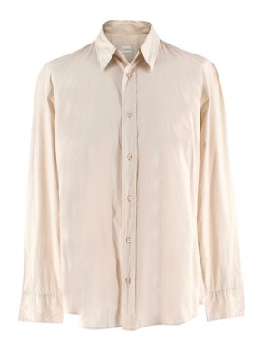 Jil Sander Beige Cotton Tailor Made Long Sleeve Shirt