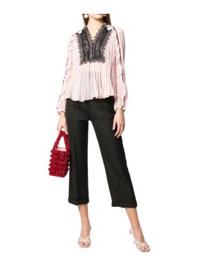 Self Portrait Lace-trimmed Breast Piece