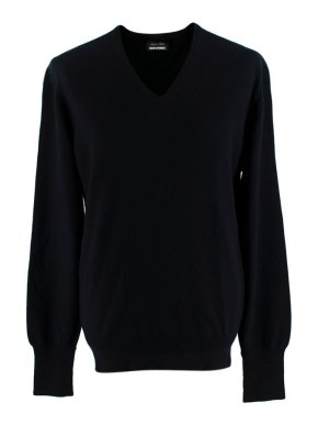 Spencer Hart Palm Springs Black V-Neck Jumper