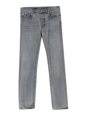Dior Men’s Grey Denim Straight Cut Jeans