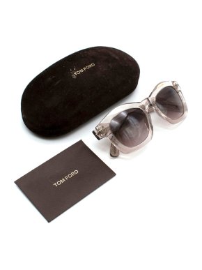 Tom Ford Clear Frame Sunglasses