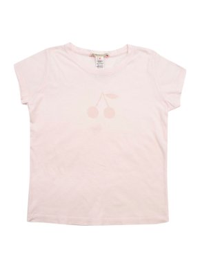 Bonpoint Pink Cotton Logo T-shirt