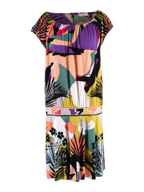 Emilio Pucci Multicolour Silk Shift Dress