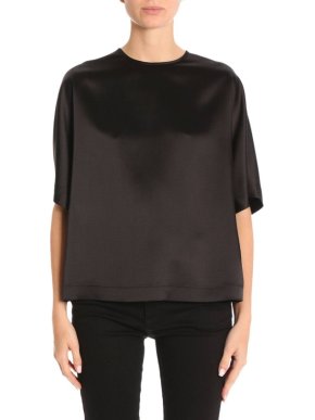 Missoni Black Satin Boxy Top