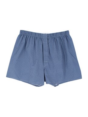 Sunspel Blue Cotton Boxer Shorts