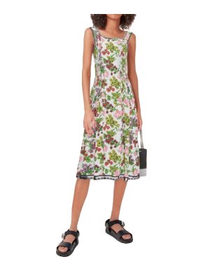 Molly Goddard Multi-coloured Madge Floral Dress