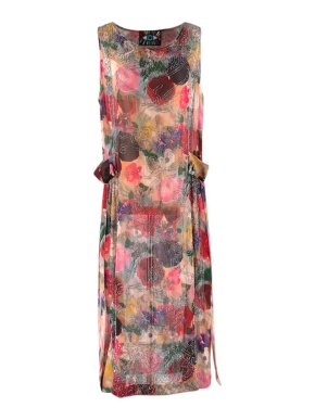 Libertine Painted Flowers 1930s Dress