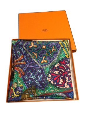 Hermes Cavaliers Du Caucase Silk Scarf 90