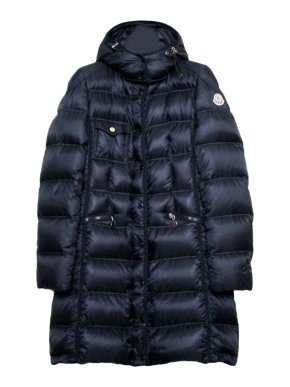 Moncler Black Down Romarin Coat