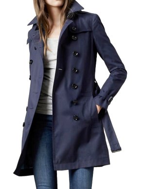 Burberry double-breasted lightweight trench