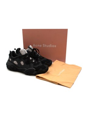 Acne Studios Black Bolzter Trainers