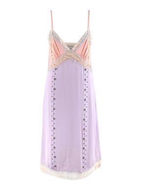 Coach Runway Lilac Prarie Rivets Slip Dress