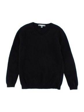 Bonpoint Black V Neck Cashmere Sweater