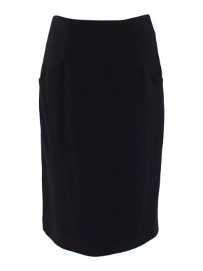 Erdem Black Wool Crepe Frida Skirt