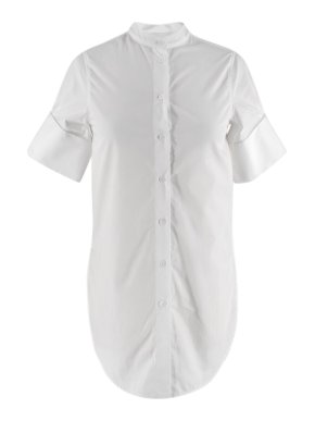 Goop Ash short sleeve signature puff White blouse
