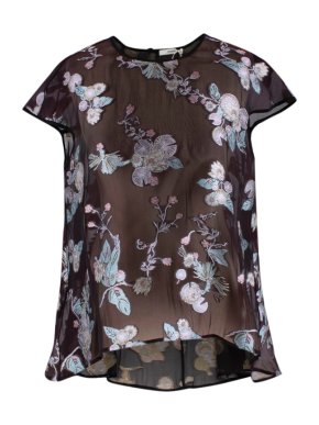 Erdem Lilypad Fil-Coupe Jasmine Top