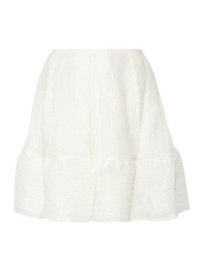 Erdem Levia Jacquard Plisse Skirt