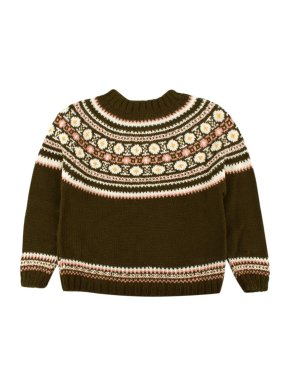 Caramel Alpaca Wool Knitted Jumper