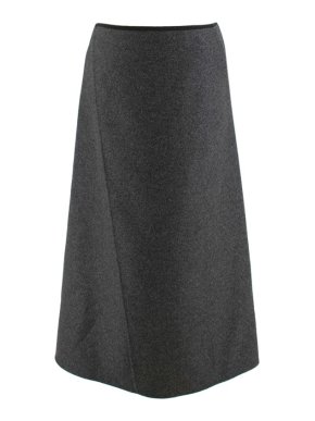 Goop Llewellyn Wrap Skirt in Grey