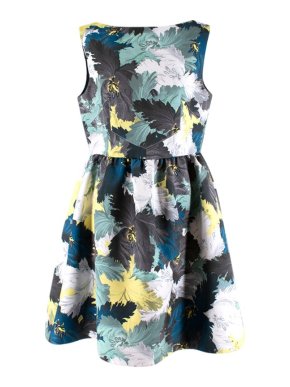 Erdem Kenya printed Duchesse-satin mini dress